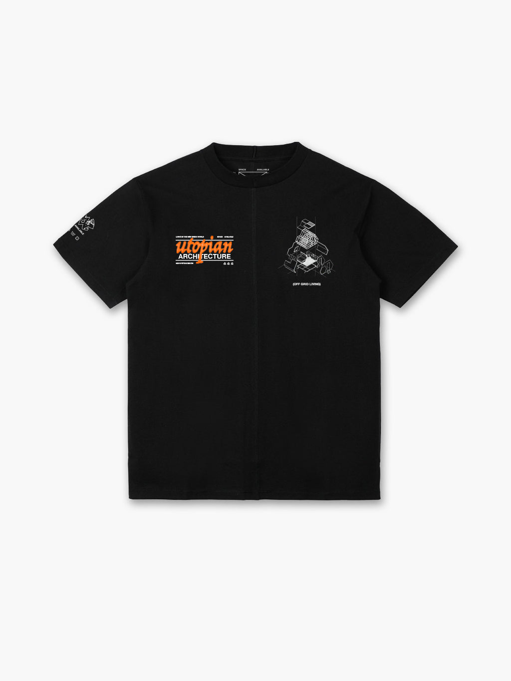 Utopian Architecture T-Shirt Black