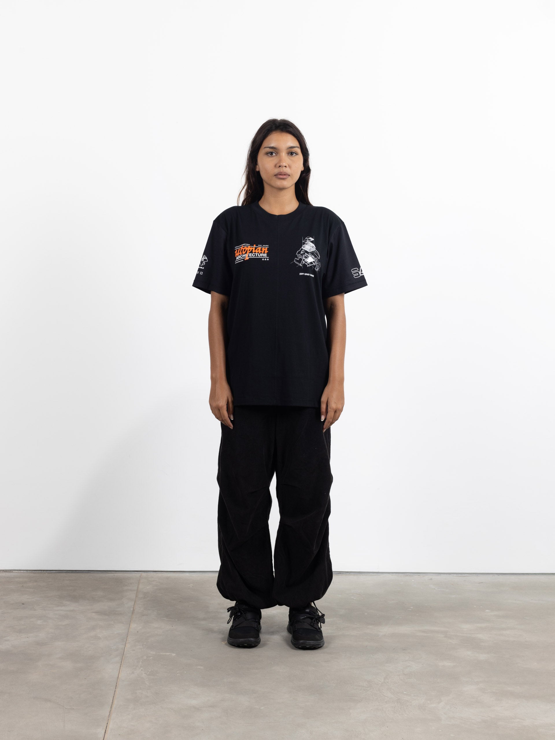 Utopian Architecture T-Shirt Black