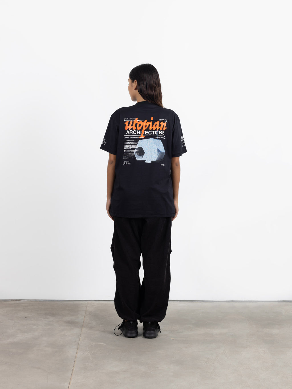 Utopian Architecture T-Shirt Black