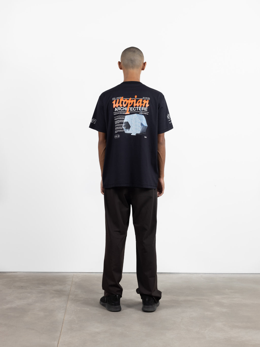 Utopian Architecture T-Shirt Black