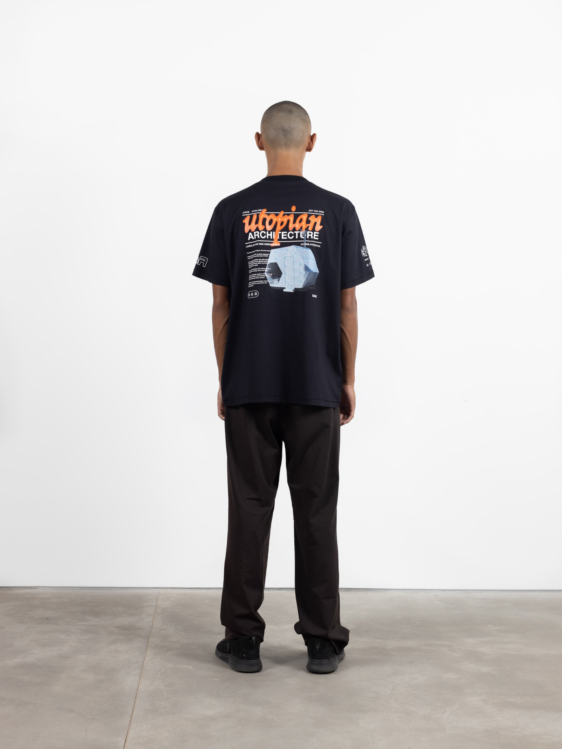 Utopian Architecture T-Shirt Black