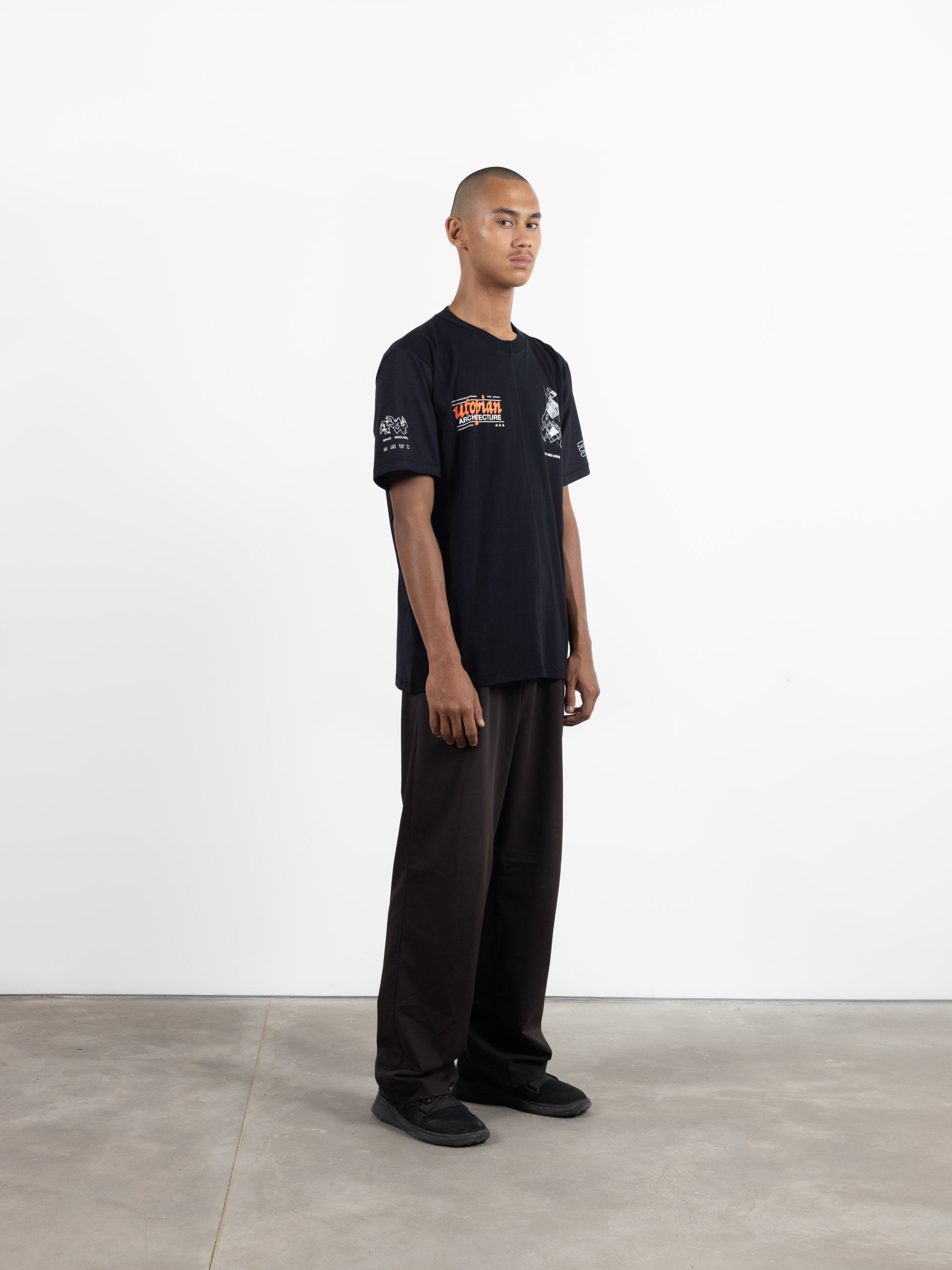 Utopian Architecture T-Shirt Black