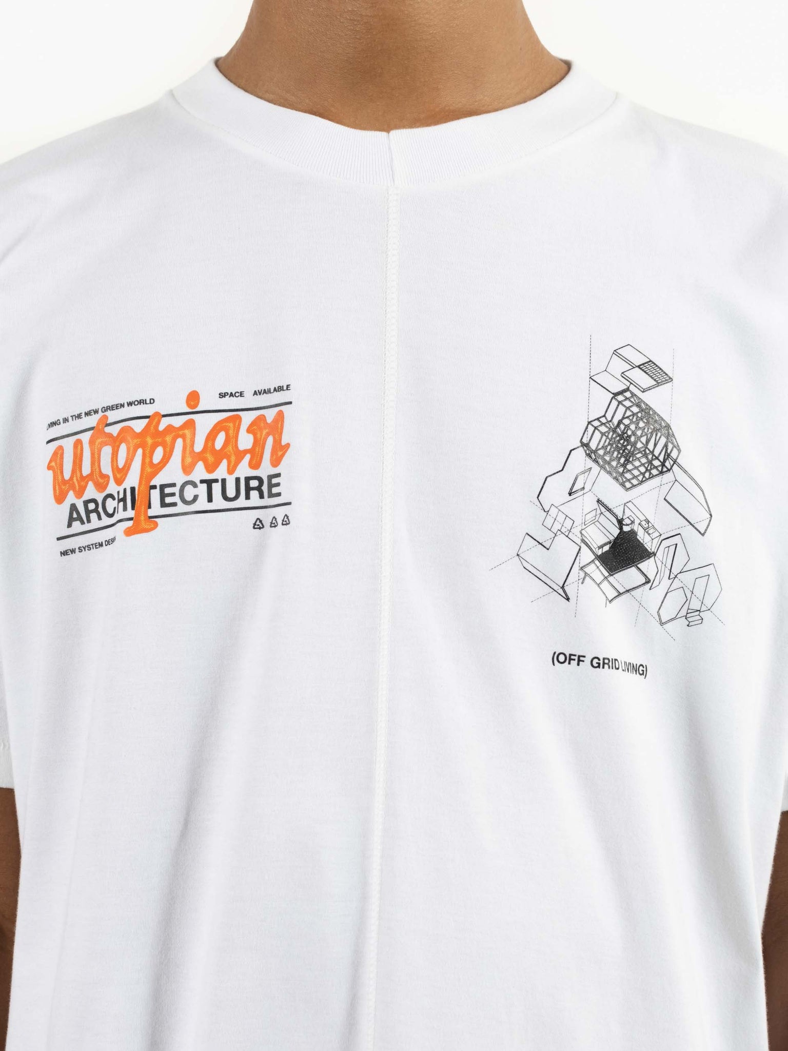 Utopian Architecture T-Shirt White