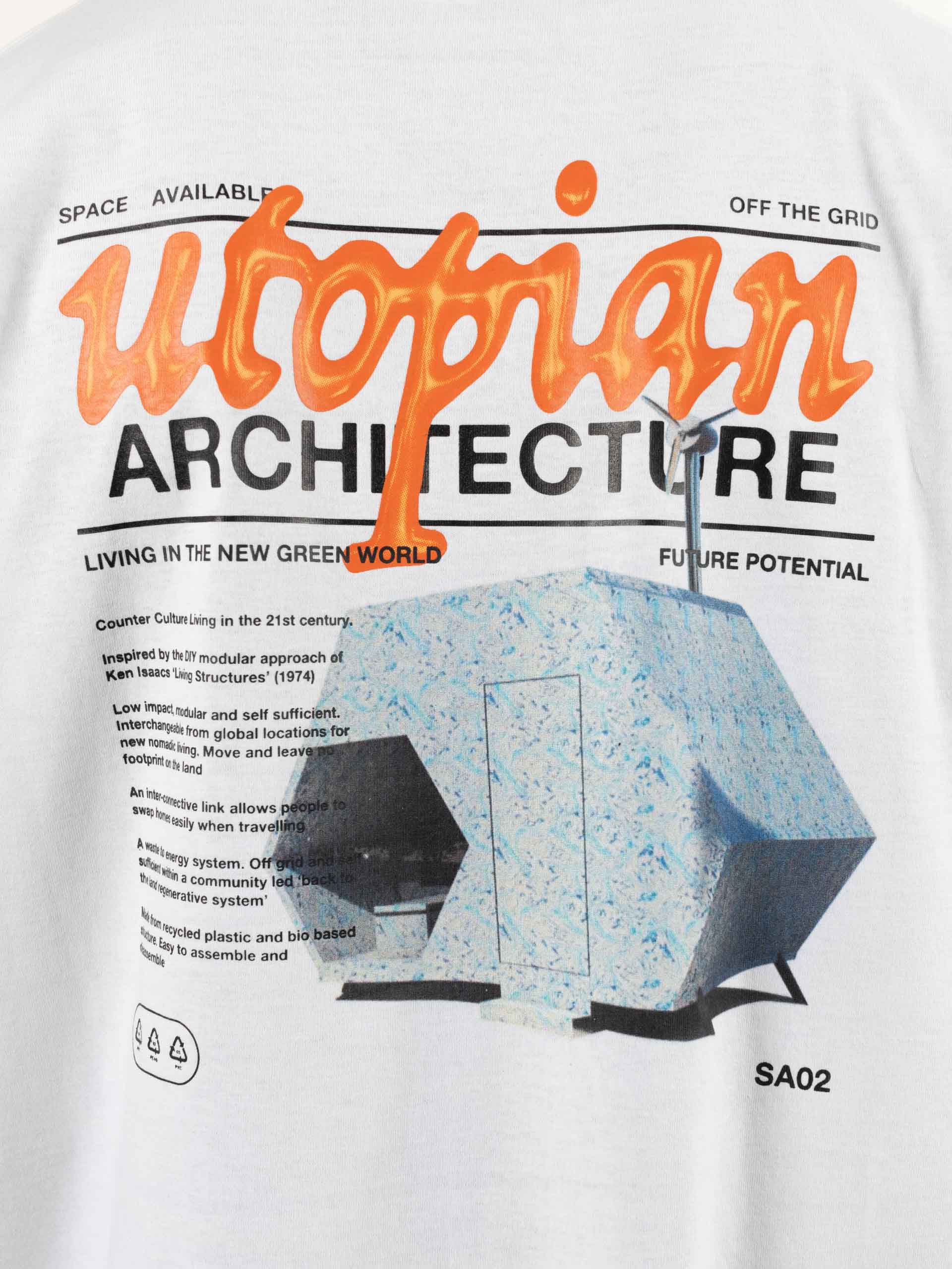 Utopian Architecture T-Shirt White