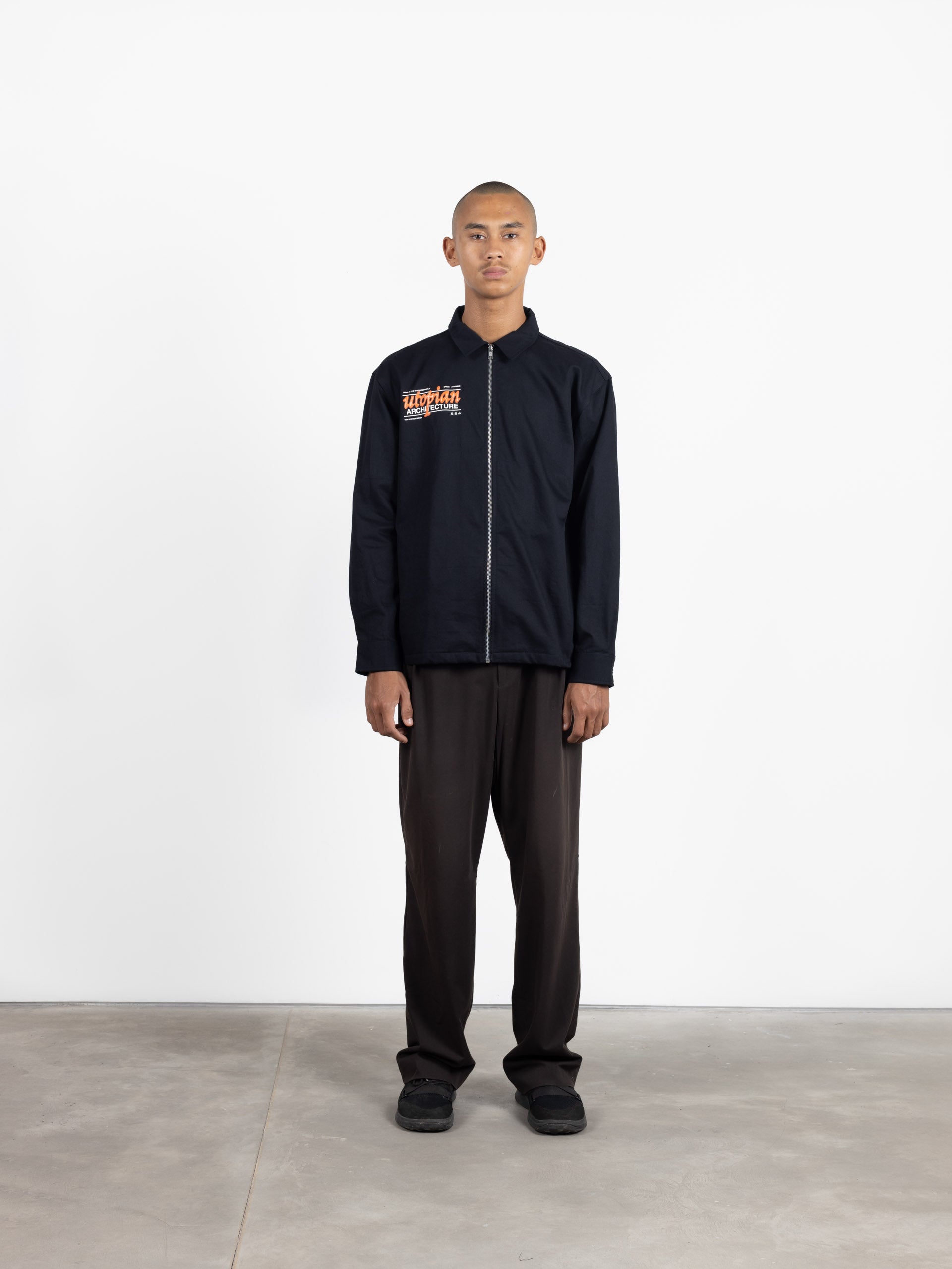 Utopian Architecture Work Jacket Black
