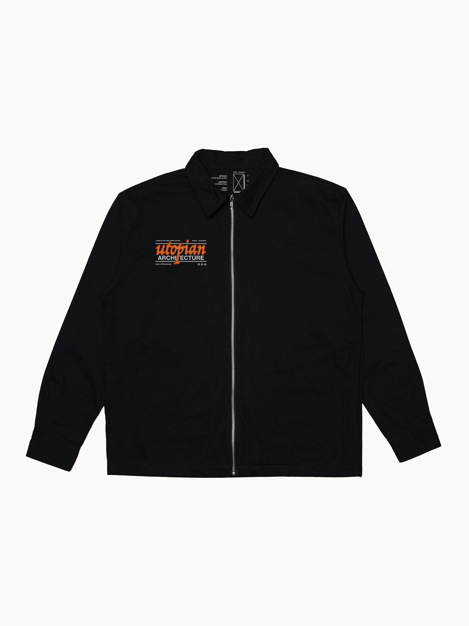 Utopian Architecture Work Jacket Black