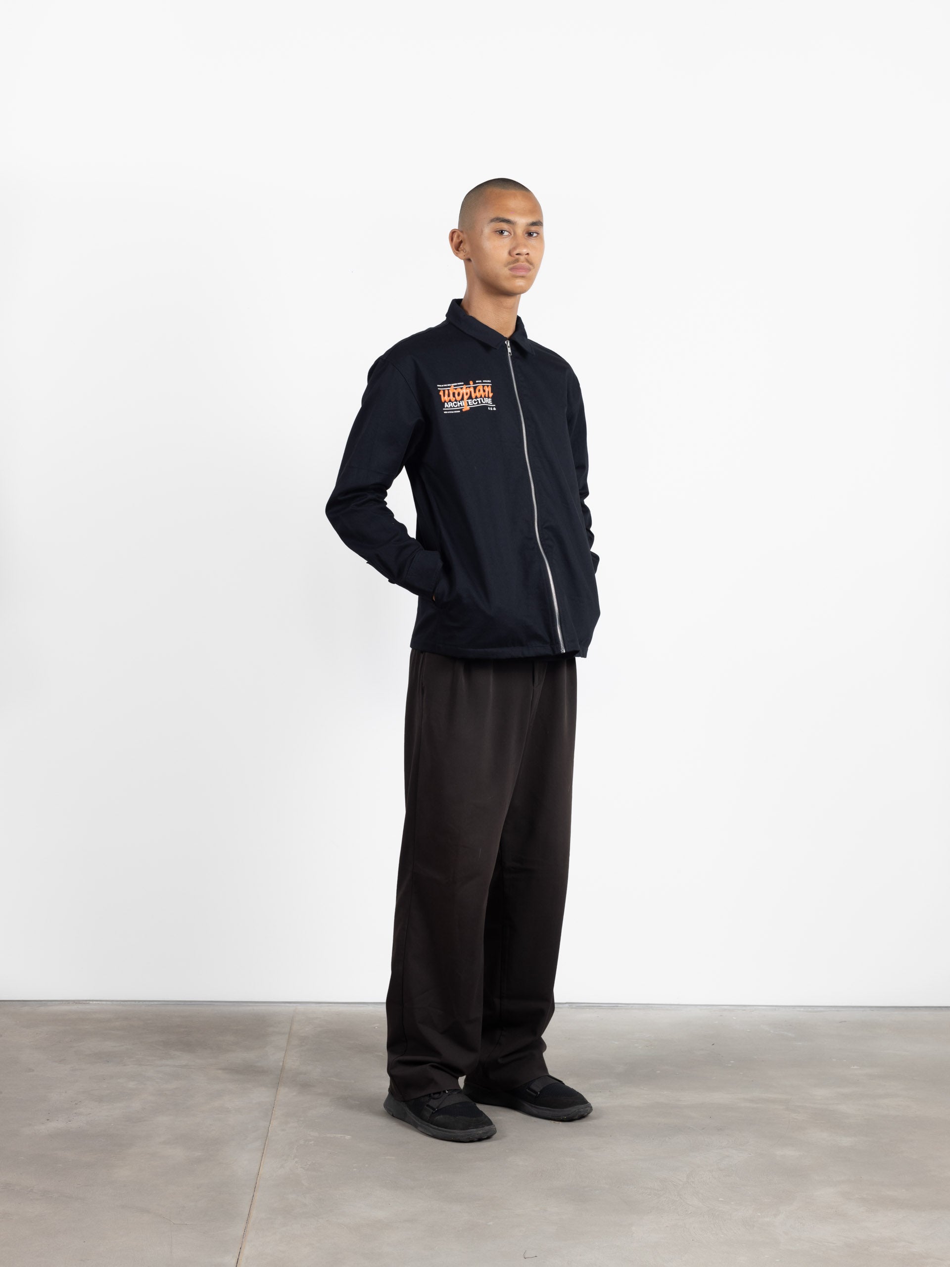 Utopian Architecture Work Jacket Black