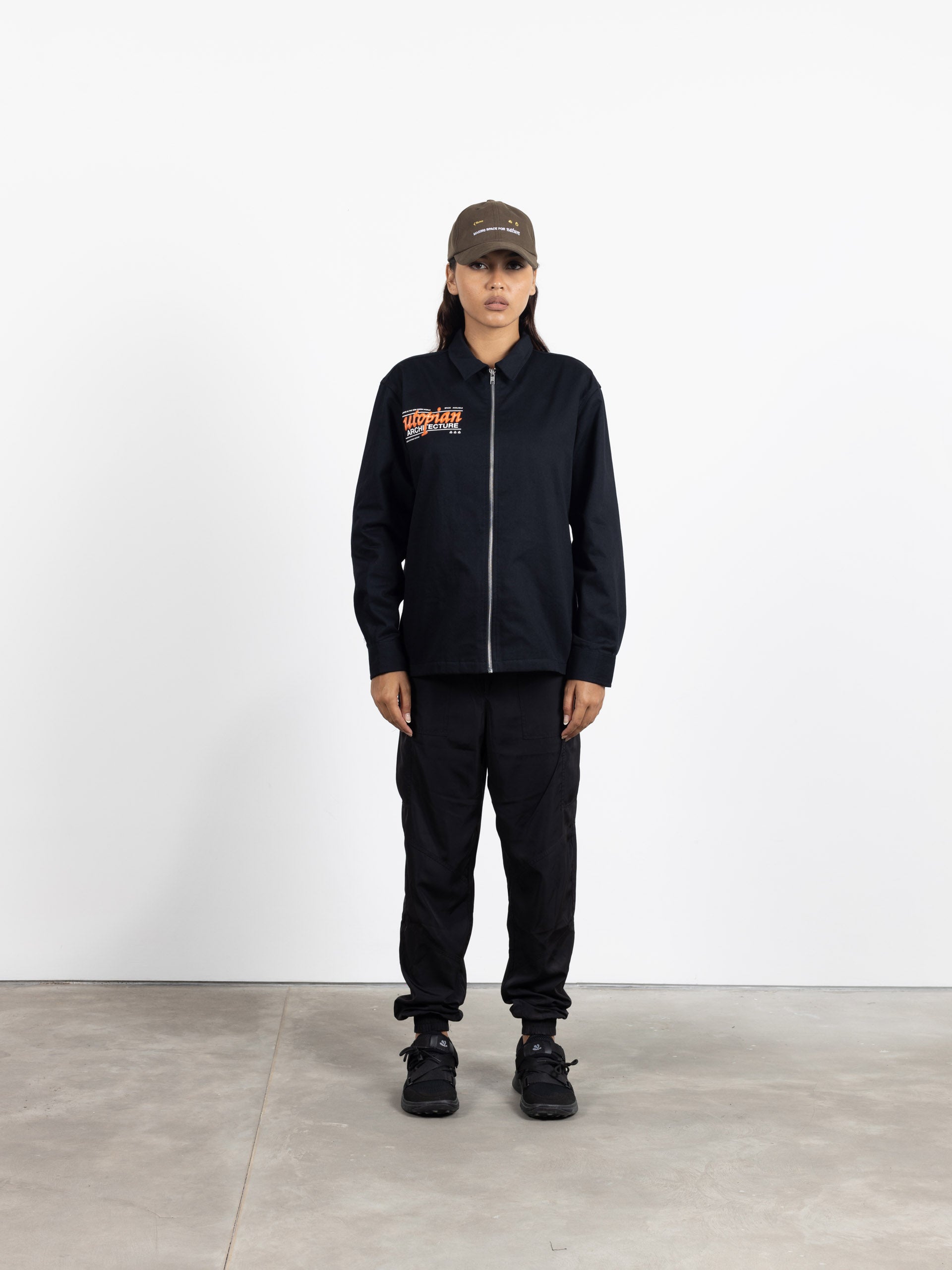 Utopian Architecture Work Jacket Black