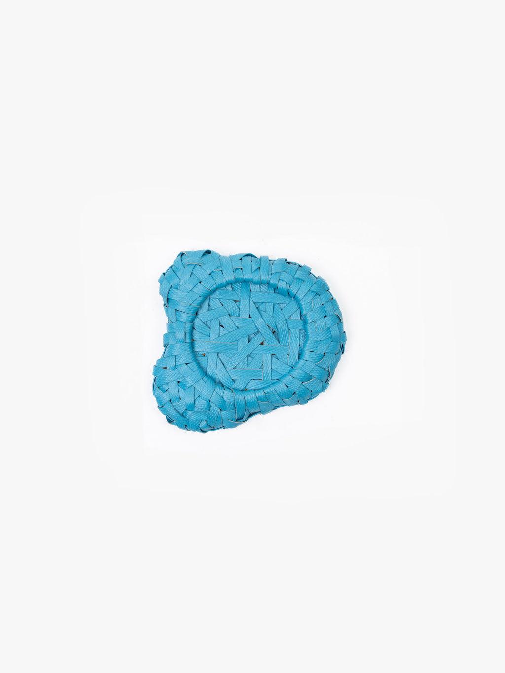 Recycled Plastic Woven Ecology Coaster Blue