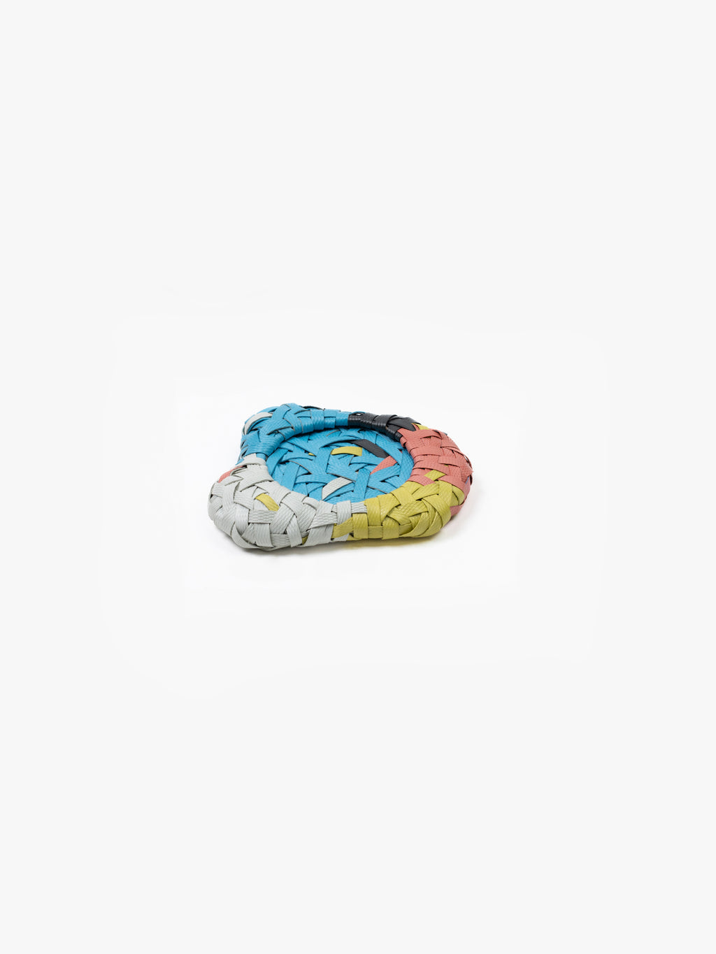 Recycled Plastic Woven Ecology Coaster Multicolour