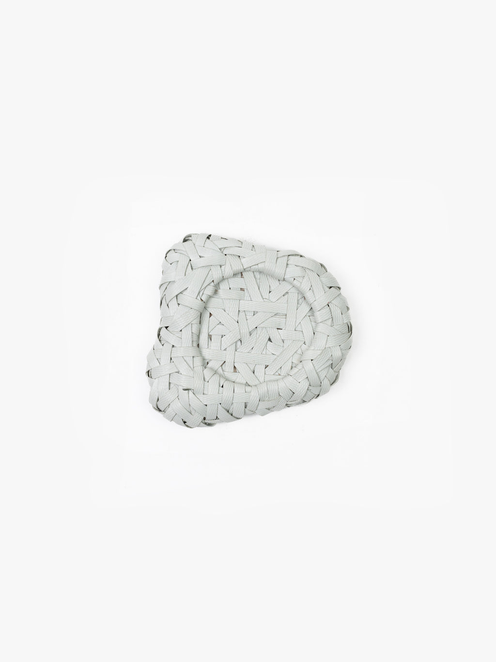 Recycled Plastic Woven Ecology Coaster White