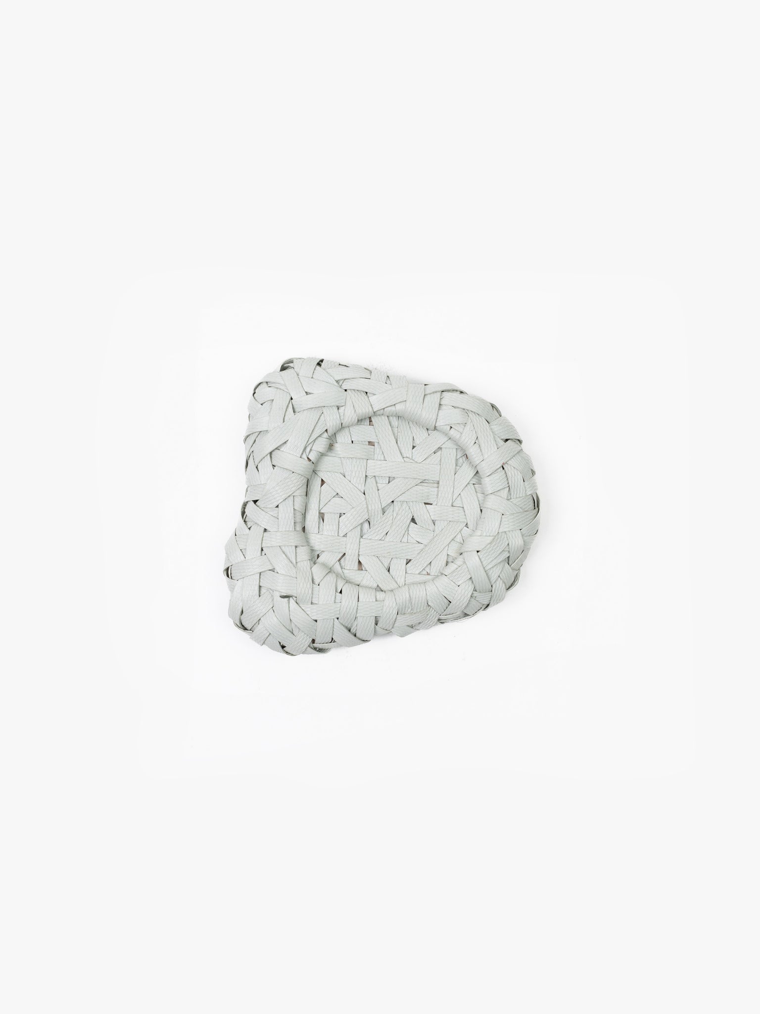 Recycled Plastic Woven Ecology Coaster White