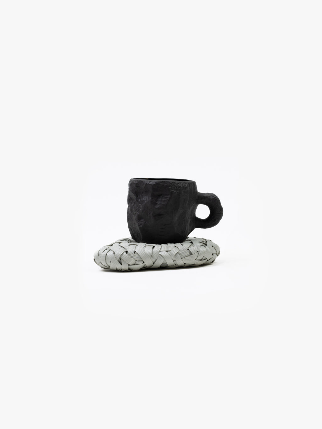 Recycled Plastic Woven Ecology Coaster White