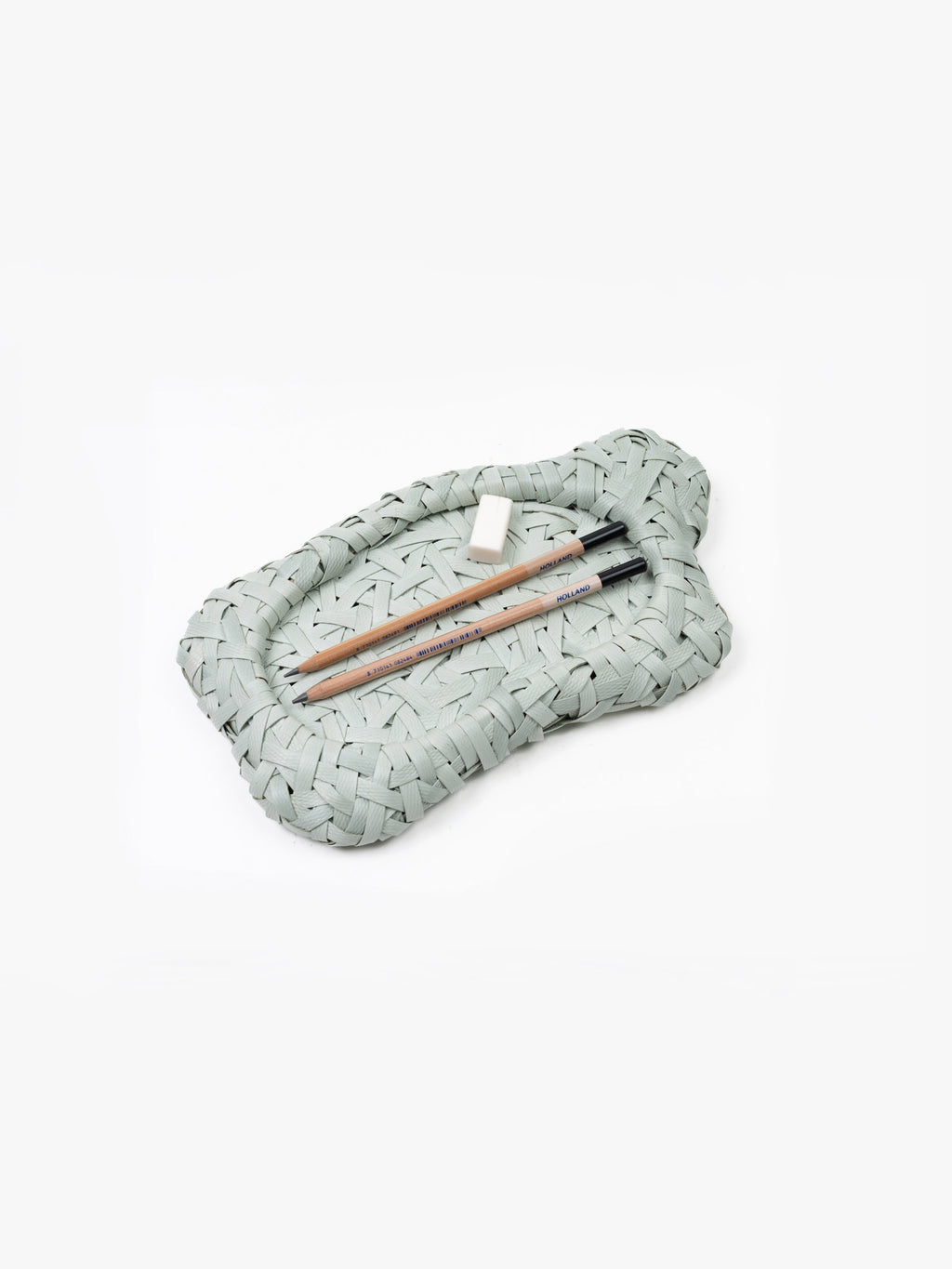 Recycled Plastic Woven Ecology Tray White
